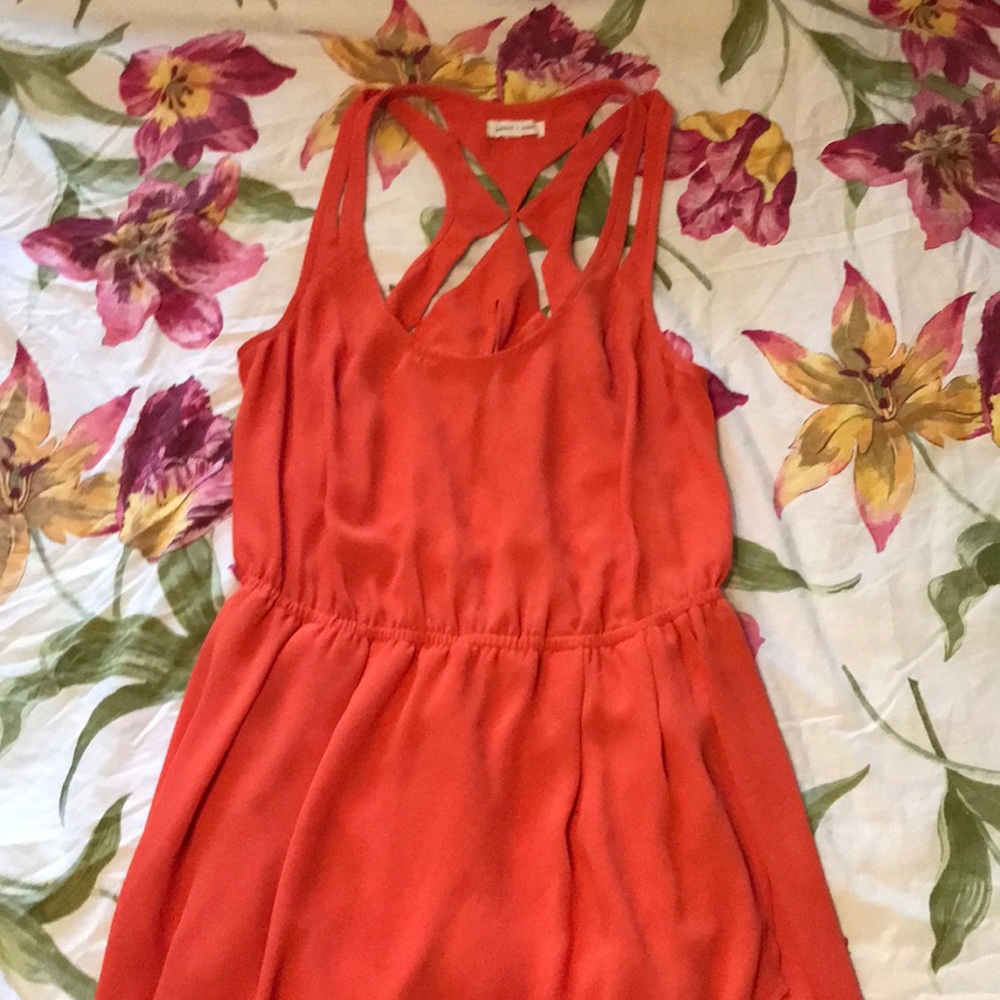 Orange dress